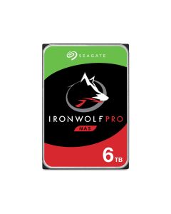 SEAGATE 6TB 3.5 IRONWOLF PRO NAS HDD 256MB CACHE
